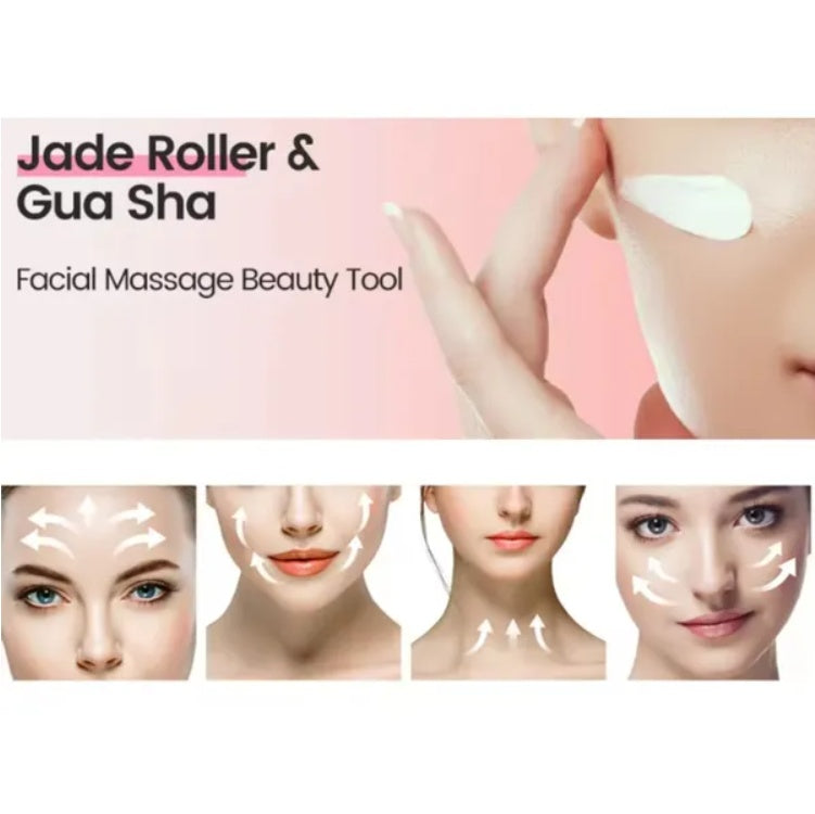 2PCS Gua Sha Facial & Body Massage Stones