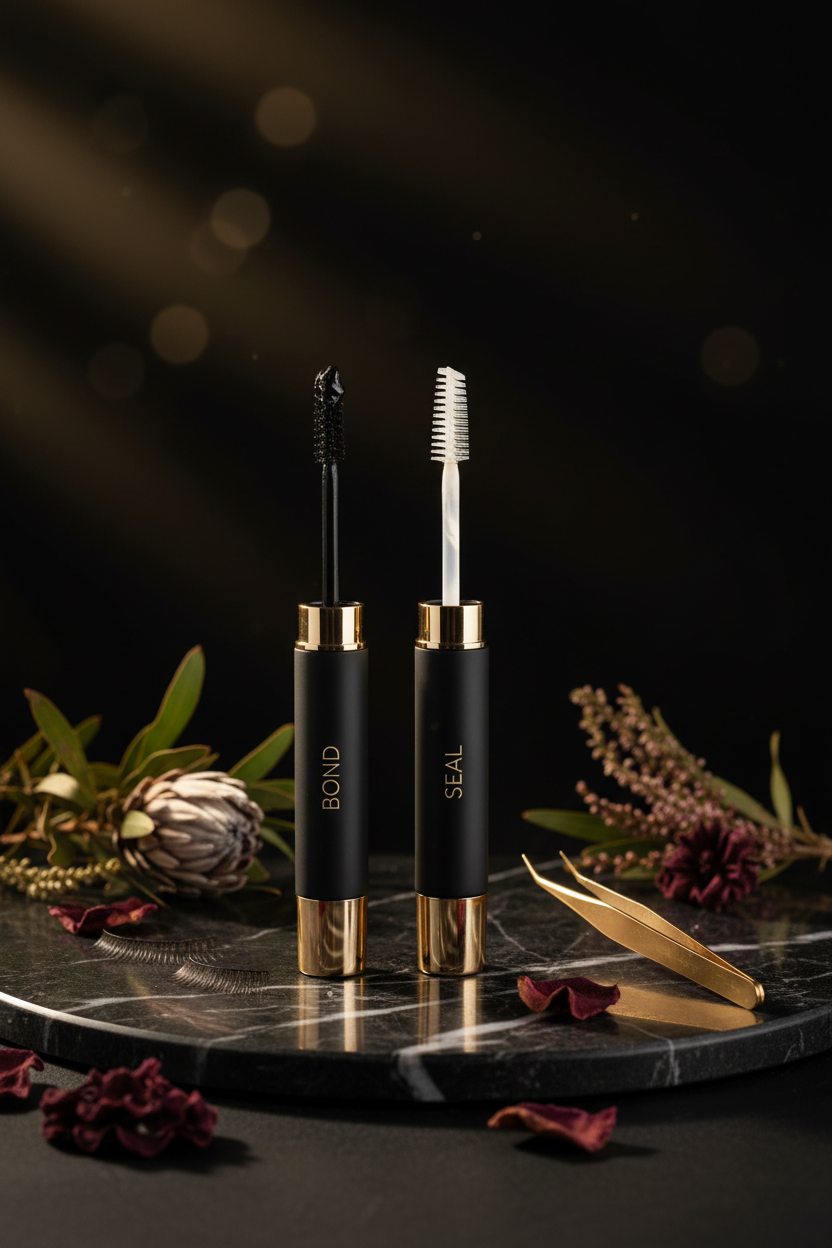 Eyelash Bond & Seal by Lumière Beauty – Luxury Editorial Shot