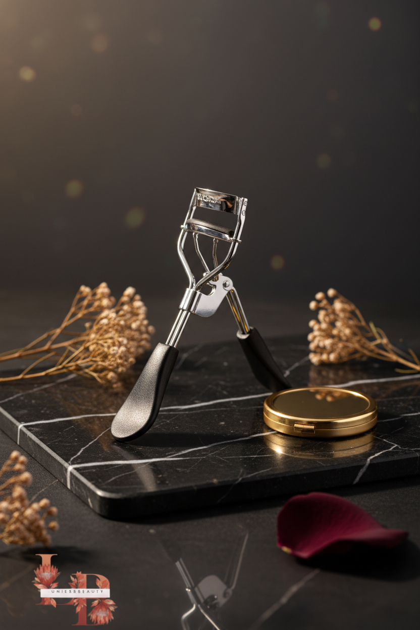 Lumière Beauty Portable Eyelash Curler – Luxury Editorial Shot