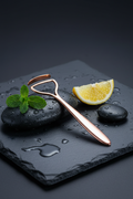 Tongue Scraper – Luxury Wellness Editorial Shot